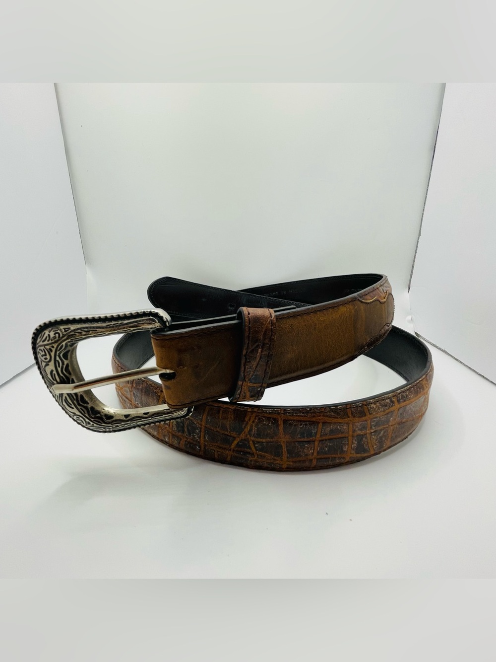 Cody James Genuine Leather Western Belt Size 42 Rodeo Cowboy Ranch